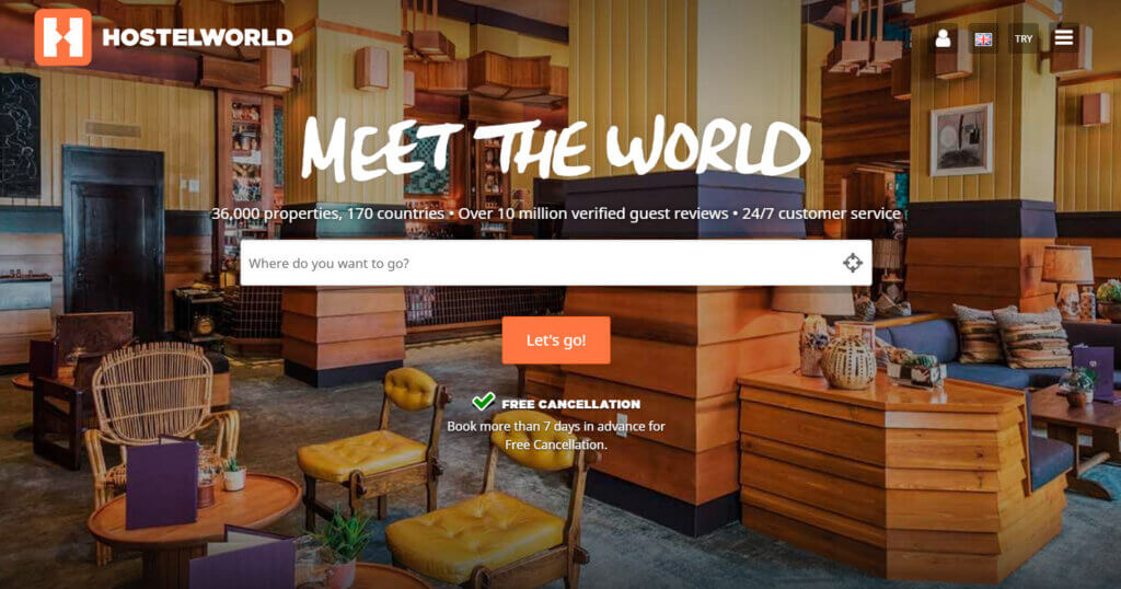 Earn with Hostelworld, the hostel booking service with global coverage