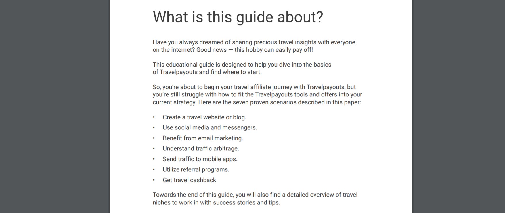 How To Write An Ebook From Scratch — Travelpayouts