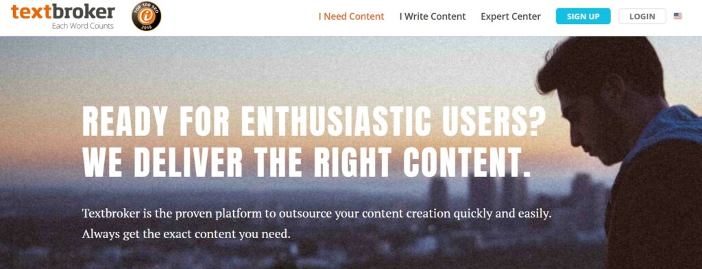 Textbroker homepage