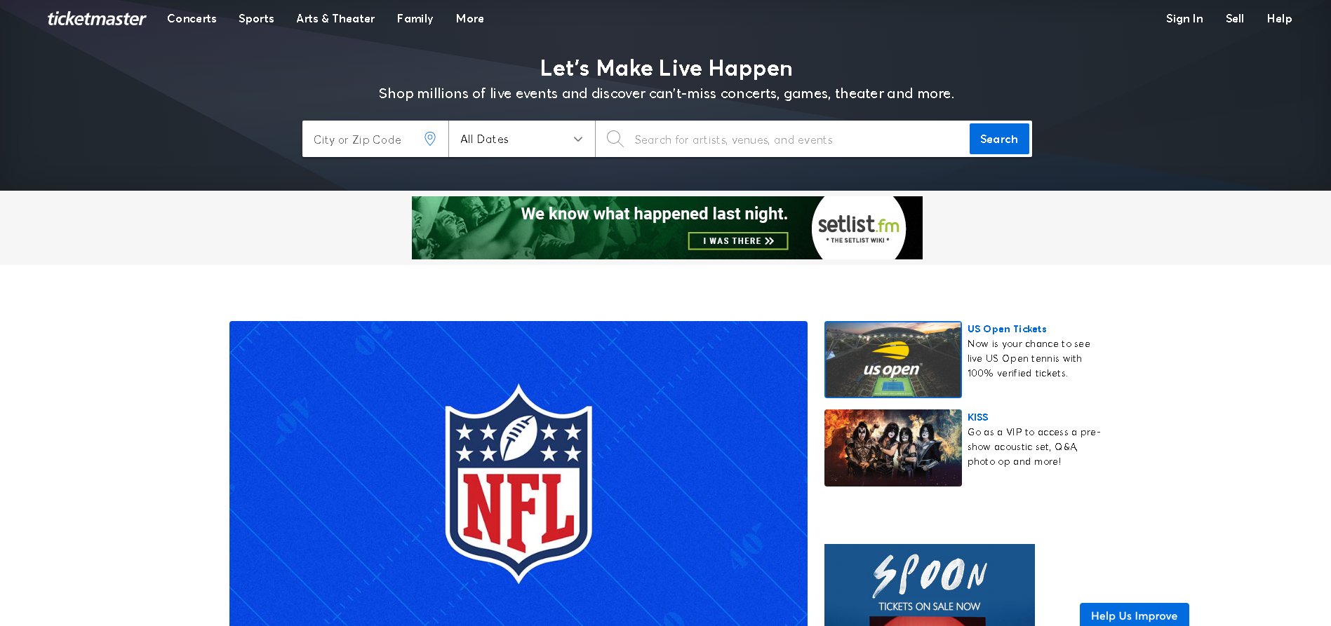 Earn On Tickets To The World's Biggest Events With Ticketmaster