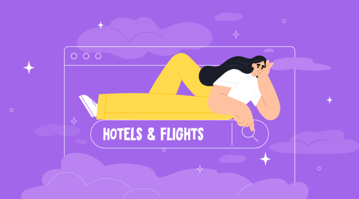 Free hotels and flights travel landing pages