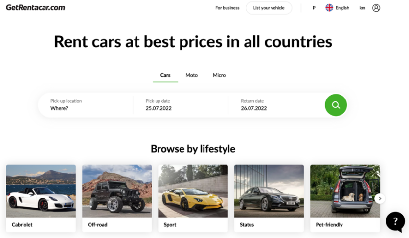 List Of Rental Car Partner Programs to Choose | Travelpayouts