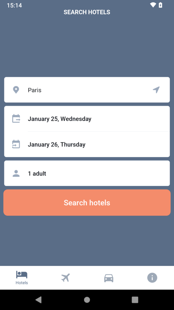 Travel App Android