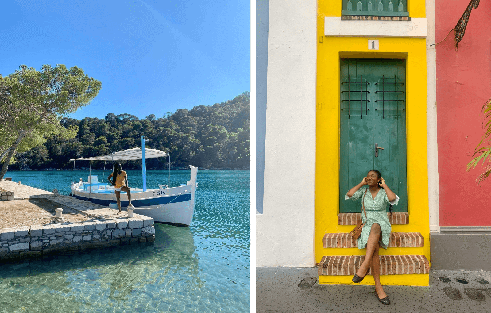 Photo or Somto, creator of the blog Somto Seeks at Mljet National Park, Croatia and in San Juan, Puerto Rico