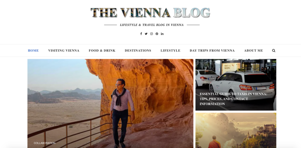 travel blogger website