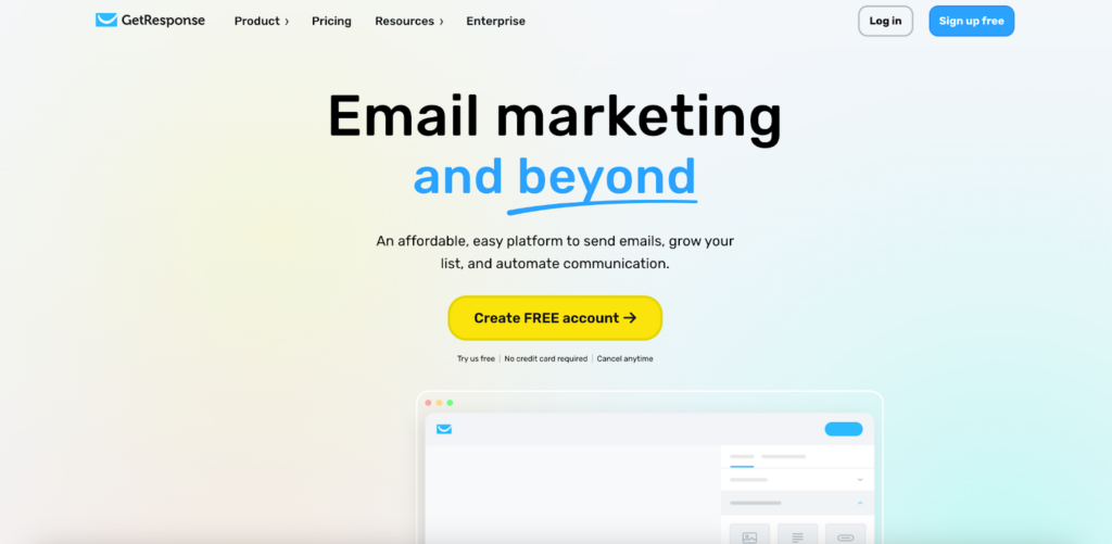 GetResponse — Email Marketing Service for Eye-Catching Newsletters