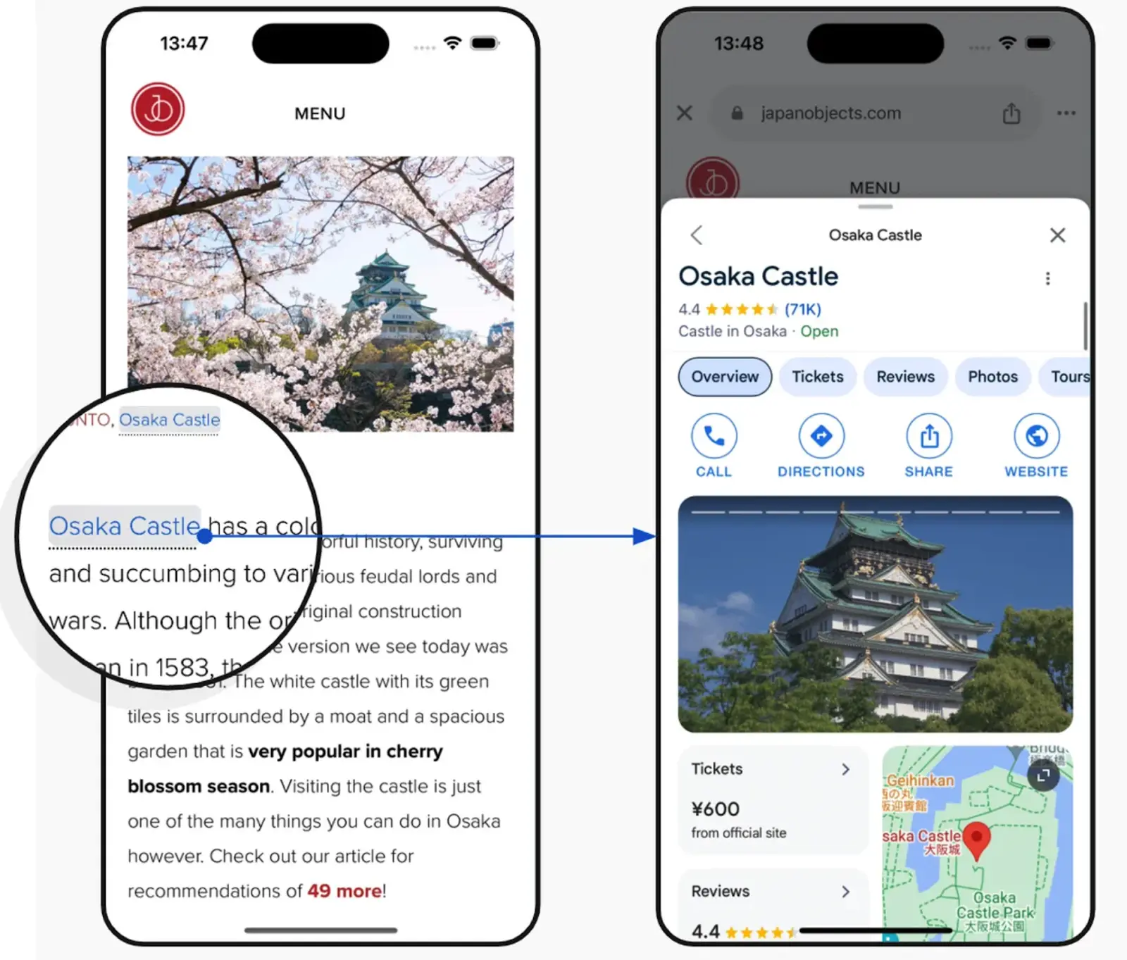Page Annotation Feature Page Annotation automatically inserts links to Google Search results directly into the text of webpages opened in the Google app browser.