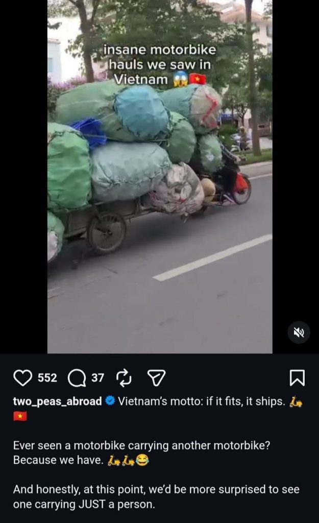 Motorbike haul series