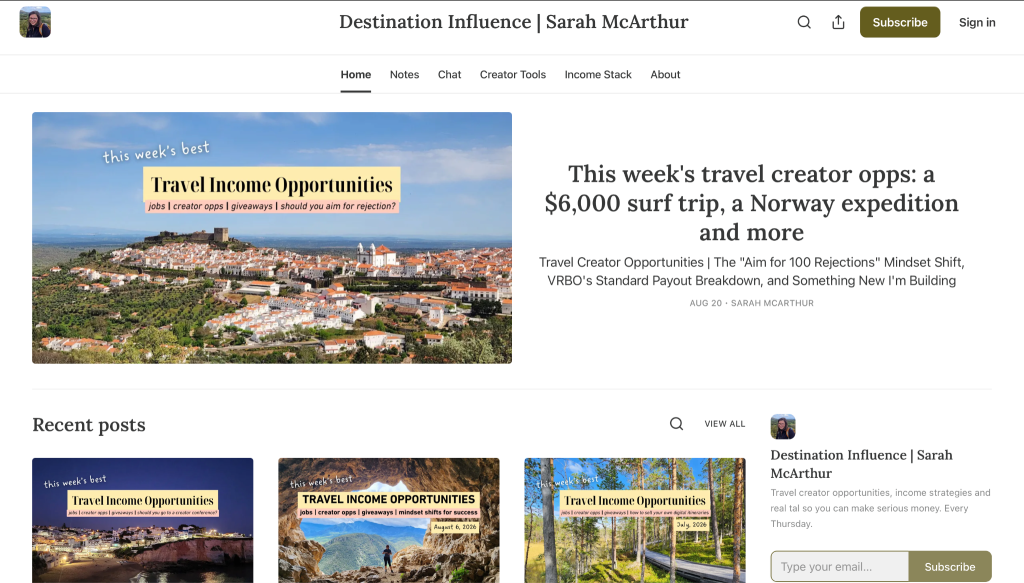What is Substack? An honest review for travel bloggers