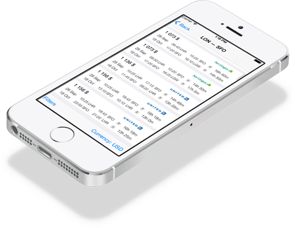 Aviasales iOS SDK - Flight search engine in your app